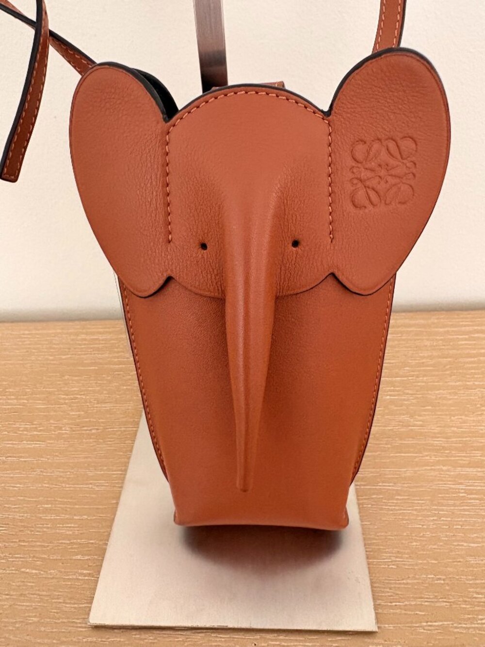 Loewe Elephant Pocket Leather Crossbody